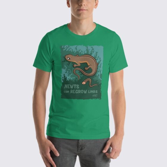 Men's Newt #FACT T-Shirt - Kelly Green