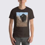 Men's Yak #FACT T-Shirt - Brown