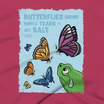 Butterfly Clothing Design #FACT - Close Up - Heather Raspberry