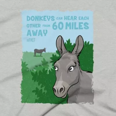 Donkeys Clothing Design #FACT - Close Up - Athletic Heather