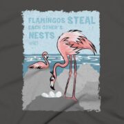 Flamingo Clothing Design #FACT - Close Up - Asphalt