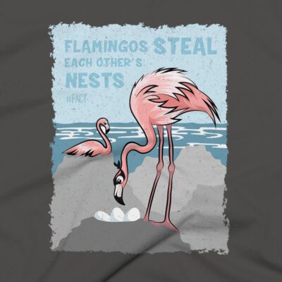 Flamingo Clothing Design #FACT - Close Up - Asphalt