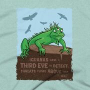Iguana Clothing Design #FACT - Close Up - Heather Prism Dusty Blue
