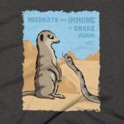 Meerkat Clothing Design #FACT - Close Up - Dark Grey Heather