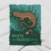 Newts Clothing Design #FACT - Close Up - White