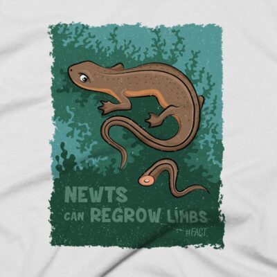 Newts Clothing Design #FACT - Close Up - White
