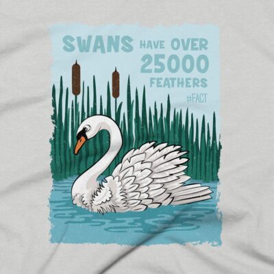 Swans Clothing Design #FACT - Close Up - Ash
