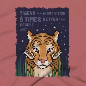 Tigers Clothing Design #FACT - Close Up - Mauve