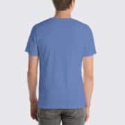 Men's Heather True Royal T-Shirt - Back