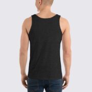 BC3480 Mens Tank Top - Back Image - Charcoal Black Triblend