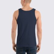 BC3480 Mens Tank Top - Back Image - Navy
