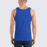 BC3480 Mens Tank Top - Back Image - True Royal