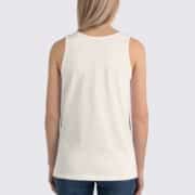 BC3480 Womens Tank Top - Back Image - Oatmeal Triblend