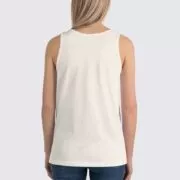 BC3480 Womens Tank Top - Back Image - Oatmeal Triblend