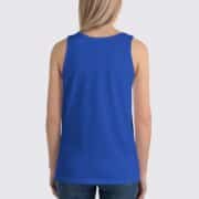 BC3480 Womens Tank Top - Back Image - True Royal