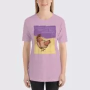 Women's Chickens #FACT T-Shirt - Heather Prism Lilac