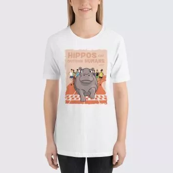 Women's Hippos #FACT T-Shirt - White