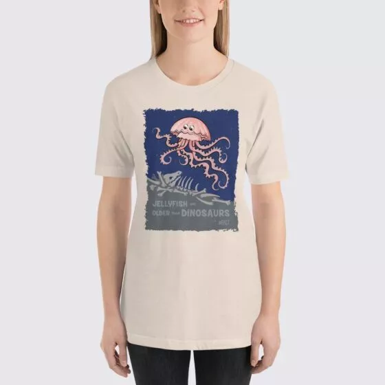 Women's Jellyfish #FACT T-Shirt - Soft Cream