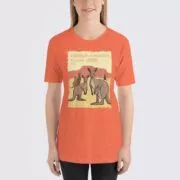 Women's Kangaroos #FACT T-Shirt - Heather Orange