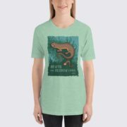 Women's Newts #FACT T-Shirt - Heather Prism Mint