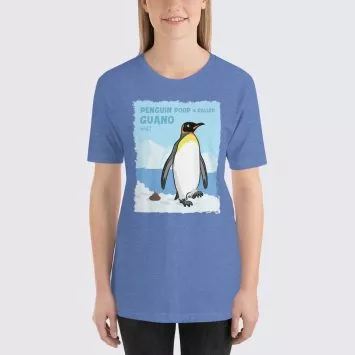 Women's Penguins #FACT T-Shirt - Heather True Royal Blue