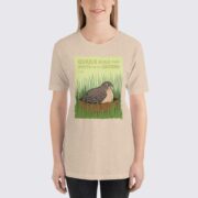 Women's Quails #FACT T-Shirt - Heather Dust
