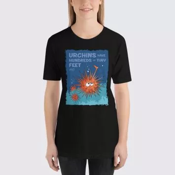 Women's Urchins #FACT T-Shirt - Black