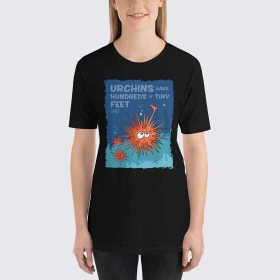 Women's Urchins #FACT T-Shirt - Black