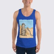 Men's Meerkat Tank Top - True Royal Blue