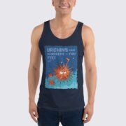 Men's Urchin Tank Top - Navy Blue