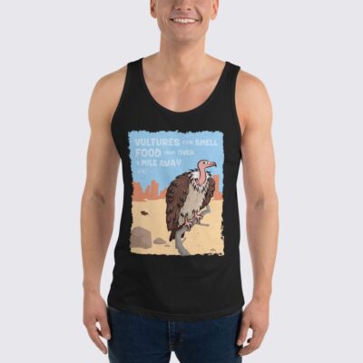 Men's Vulture Tank Top - Black