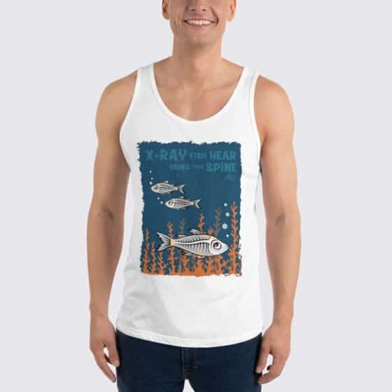 Men's X-Ray Fish Tank Top - White