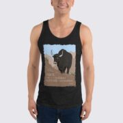 Men's Yak Tank Top - Charcoal Black Triblend
