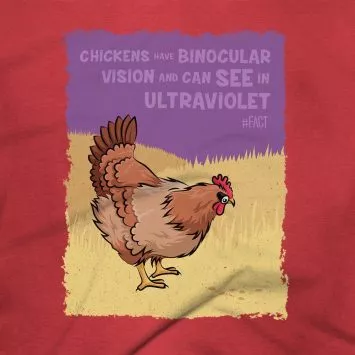 Chickens Clothing Design #FACT - Close Up - Red Triblend