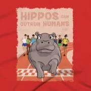 Hippos Clothing Design #FACT - Close Up - Red