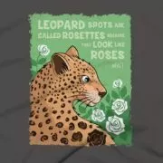 Leopards Clothing Design #FACT - Close Up - Asphalt