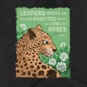 Leopards Clothing Design #FACT - Close Up - Charcoal Black Triblend