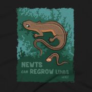 Newts Clothing Design #FACT - Close Up - Black