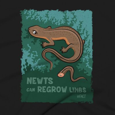 Newts Clothing Design #FACT - Close Up - Black