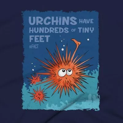 Urchins Clothing Design #FACT - Close Up - Navy Blue