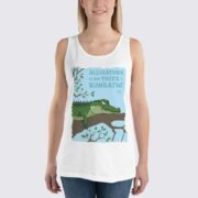 Women's Alligator Tank Top - White