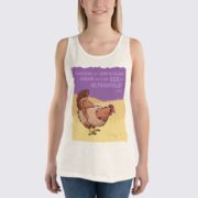 Women's Chicken Tank Top - Oatmeal