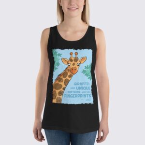 Women's Giraffe Tank Top - Black