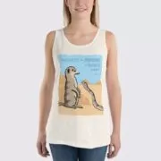 Women's Meerkat Tank Top - Oatmeal