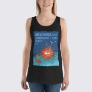 Women's Urchin Tank Top - Charcoal Black