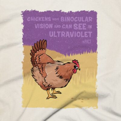 Chicken Clothing Design #FACT - Close Up - Oatmeal