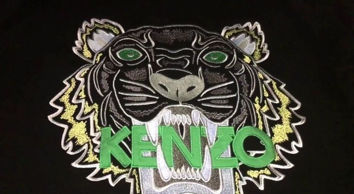 The famous tiger Kenzo signature logo