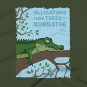 Alligator Clothing Design #FACT - Close Up - Military Green