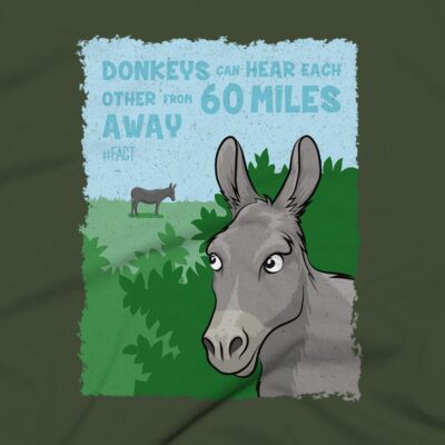 Donkey Clothing Design #FACT - Close Up - Military Green