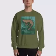 Men's Newt #FACT Sweatshirt - Military Green